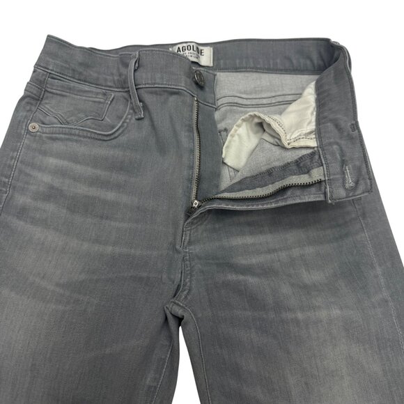 Agolde Los Angeles Premium Denim Pants Womens Gray Slim-Leg Jean USA, Size 27 - Picture 4 of 11